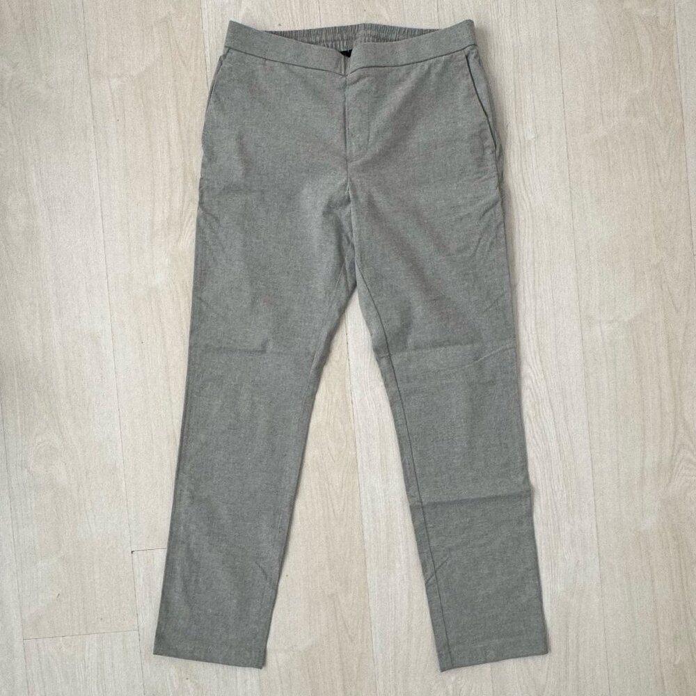 J.Crew Men's Flat Front Drawstring Waist Chino Pants Light Gray Size Medium NWT